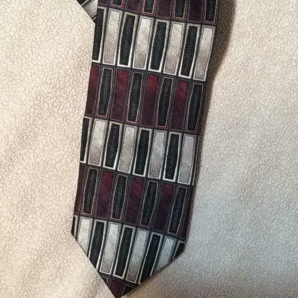 Mosaic Silk Tie 4”